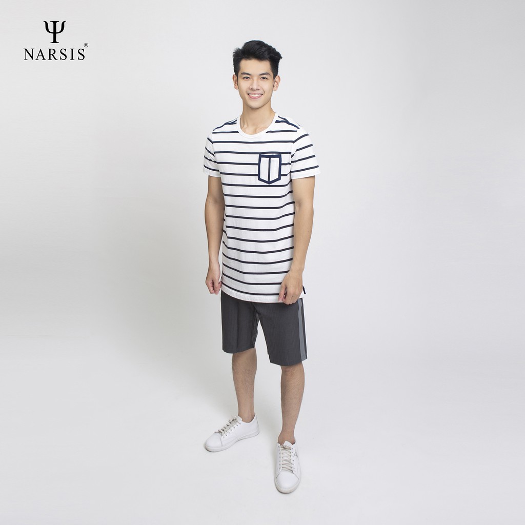 Áo Nam NARSIS D6026, Chất liệu vải cao cấp và thấm hút mồ hôi tốt