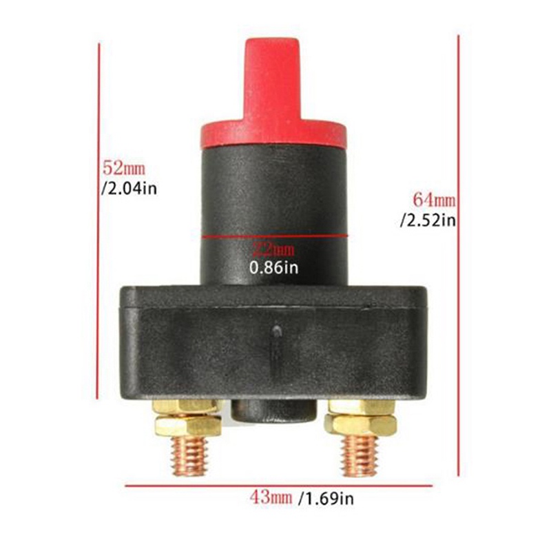 Công Tắc Ngắt Kết Nối Pin 100a