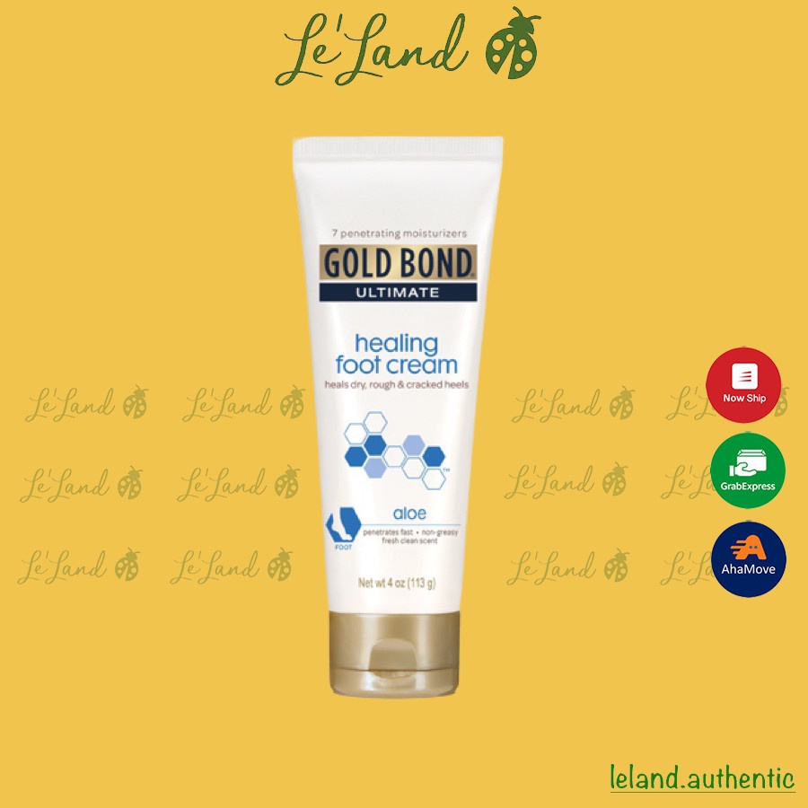 Bill US - Kem dưỡng gót chân Gold bond Ultimate Healing Foot Cream 113g