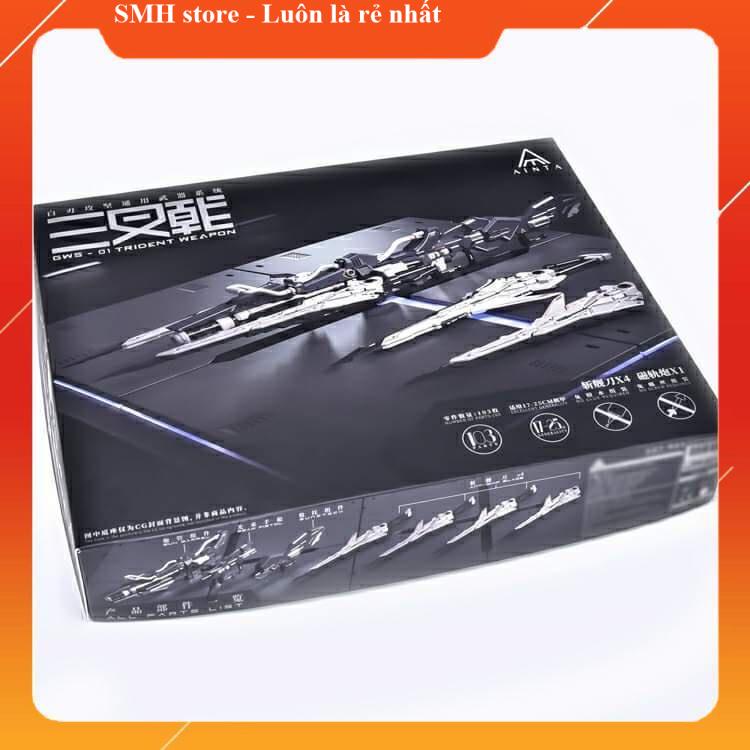 Mô hình lắp ráp Bộ phụ kiện vũ khí cho gundam AINTA&YUJIAO LAND Plastic Trident Weapon System.