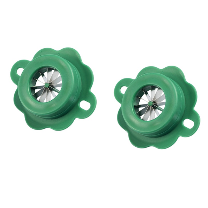 Green Máy Cắt Hành Tây Hoa Mận / Hoa Anh Đào Dây Điện Siêu Mịn Dùng Trong Nhà Bếp