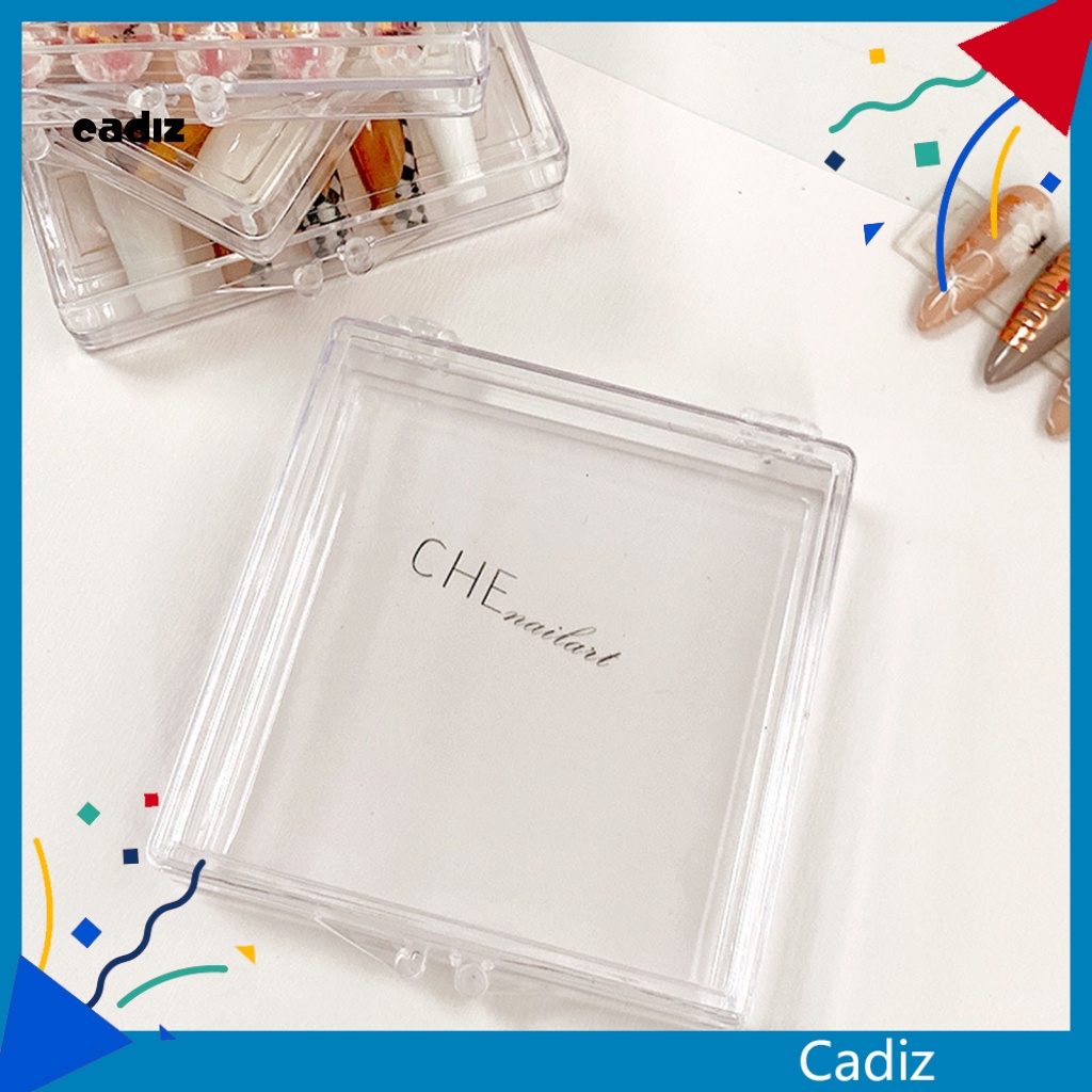 Hộp Nhựa Đựng Dụng Cụ Làm Móng Tay Dễ Dàng Mang Theo