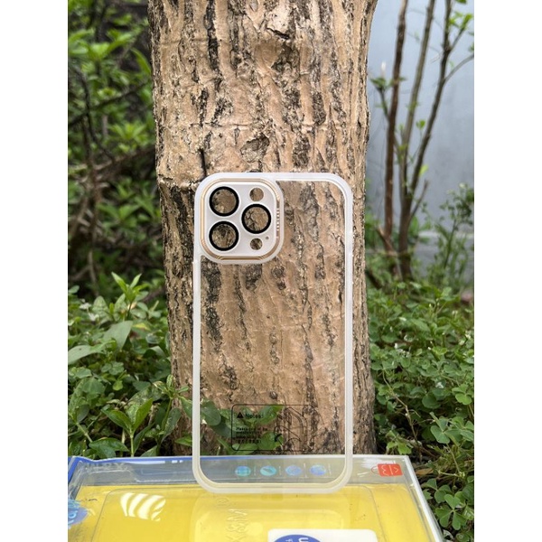 Ốp lưng trong viền màu bảo vệ canera cho iphone 13 pro max , 13 pro , 13 hiệu X&amp;M SKIN