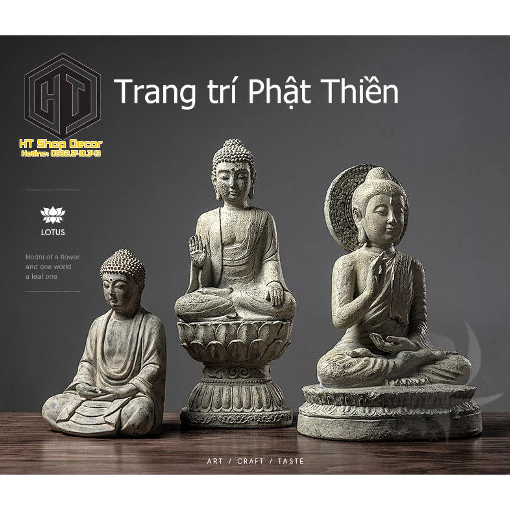 Tượng Phật  trang trí nhà cửa phong thủy, bàn trà, hồ cá, thuỷ sinh, tiểu cảnh, bán cạn, terrarium