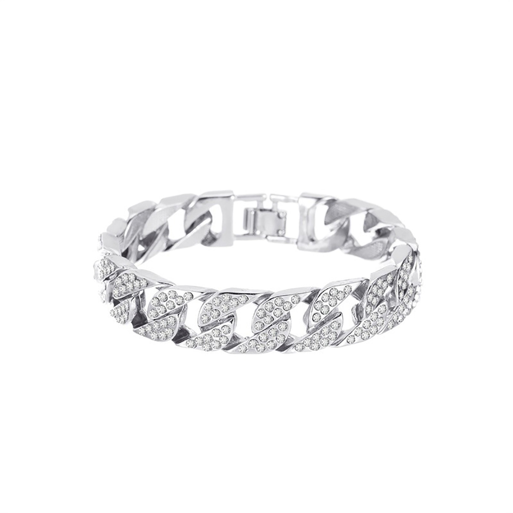 Vòng Tay Hợp Kim Thiết Kế Đính Đá Thời Trang Cho Nữ