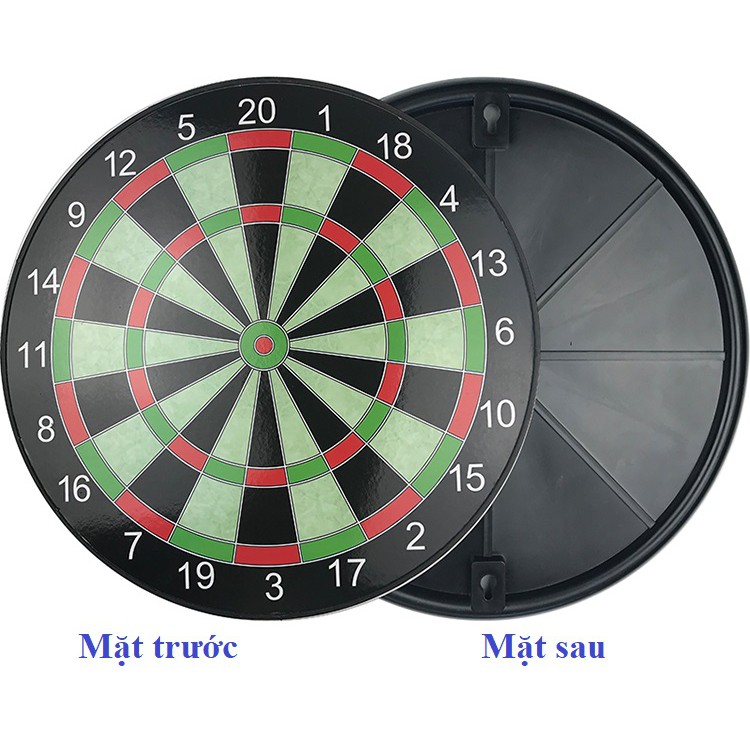 Bảng phóng phi tiêu nam châm an toàn 17 inches, bảng tròn cứng siêu hít