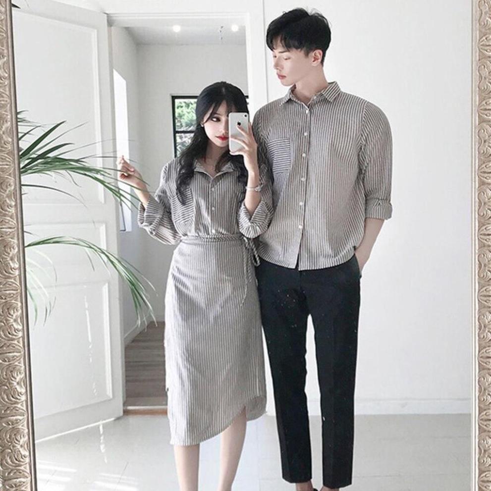 Sét Áo váy đôi nam nữ đẹp - áo đôi đẹp HOT AMZ