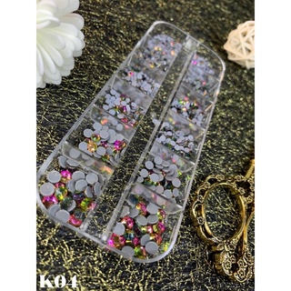 đá khay chân keo mix size