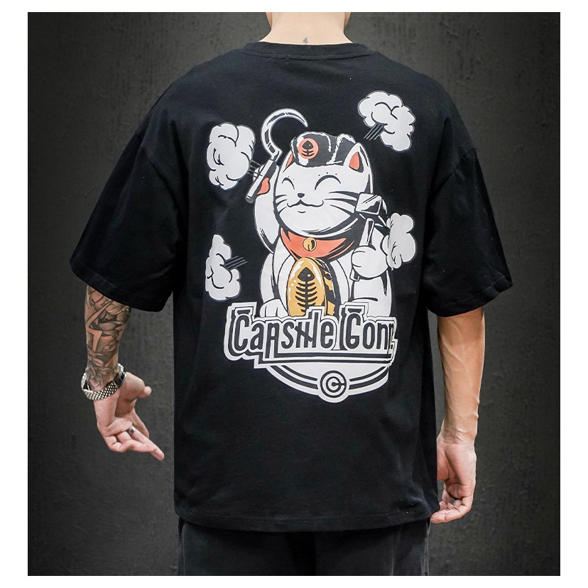 Áo Thun Tay Lỡ  ⚡𝐅𝐫𝐞𝐞𝐒𝐡𝐢𝐩⚡ Áo Phông Nam Nữ  Form Rộng Oversize Streetwear ⚡ CAPSULE GONP Chất Cotton dày dặn Co Giãn
