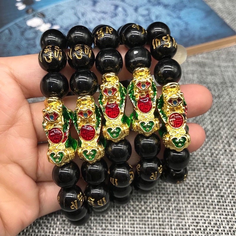 Vòng Tay Tỳ Hưu Nhiều Màu - Charm Bạc 925