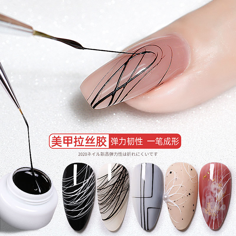 Nail art sơn móng tay painting kéo soi DIY nail polish gel nail painting line gel