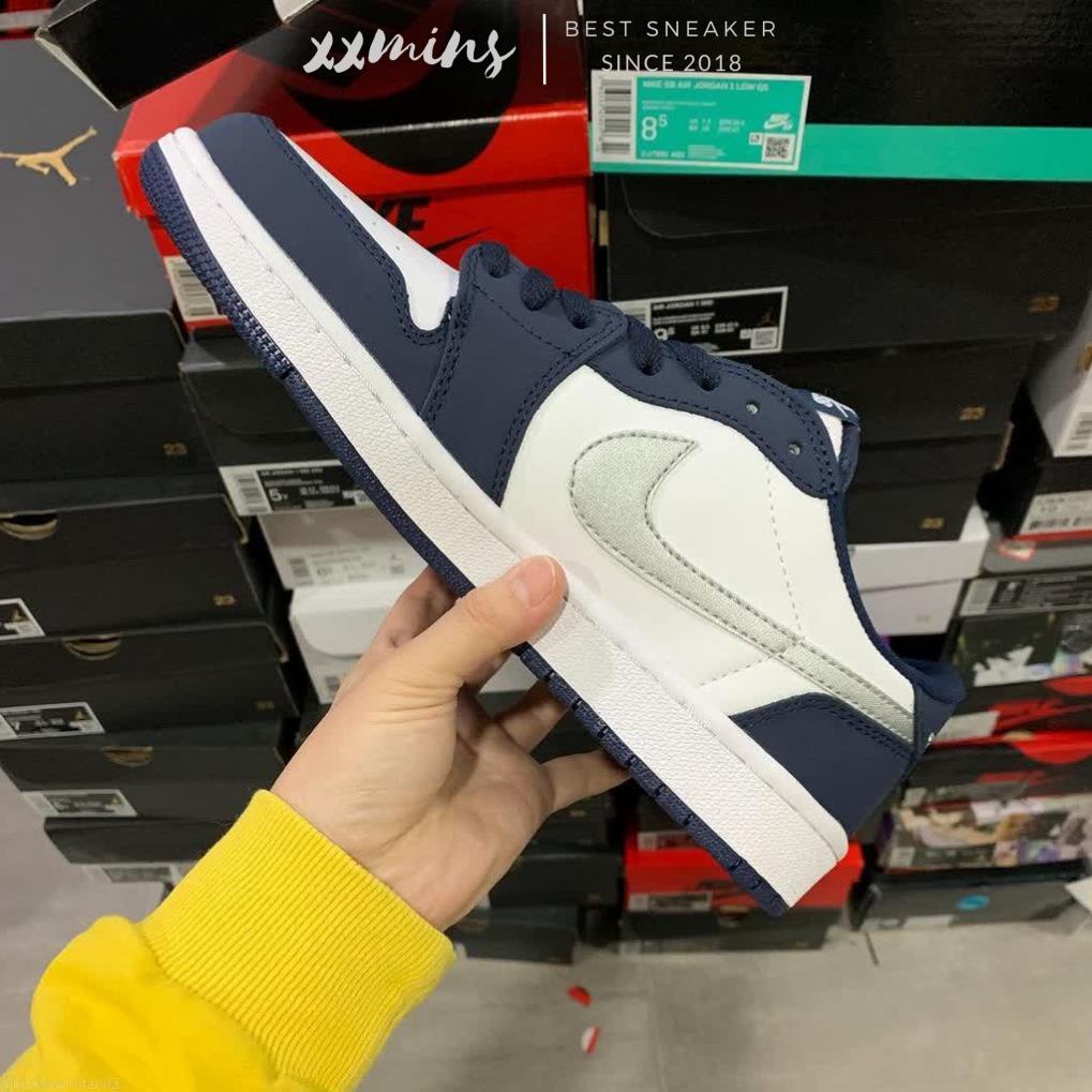 Giày Air Jordan 1 Low  x  SB 'Midnight Navy'