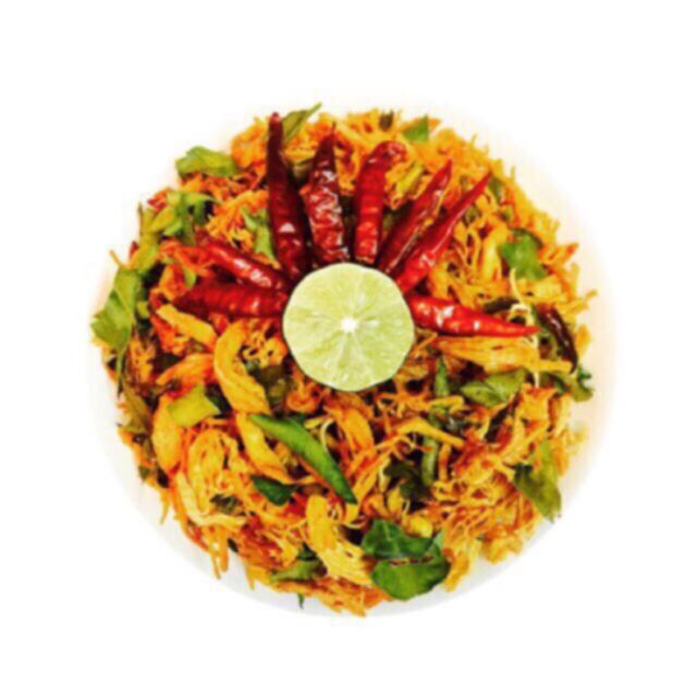 Freeship 1kg khô gà lá chanh loại 1 siêu ngon (2 hũ)