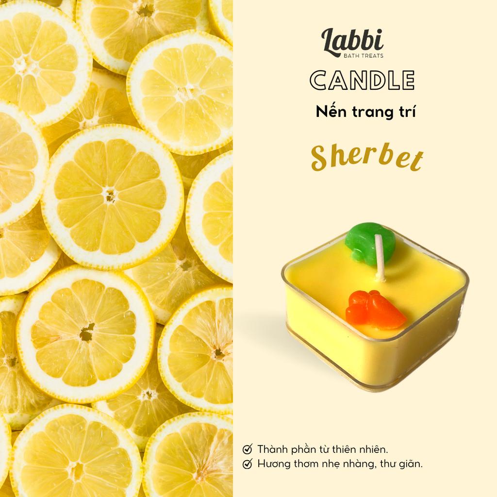 SHERBET CANDLE [Labbi] Nến trang trí / Candle / Nến vuông