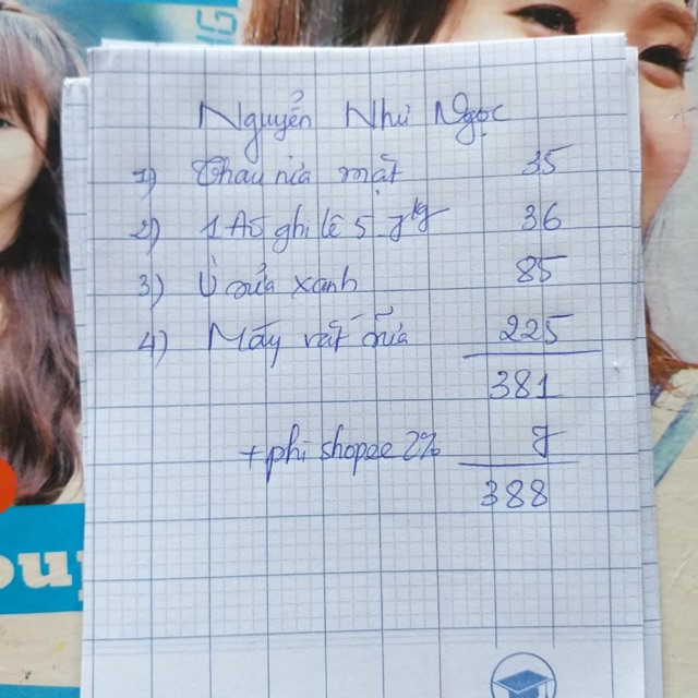 Combo gửi Nguyễn Như Ngọc