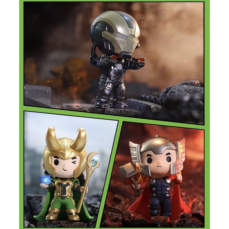 Búp Bê Popmart MARVEL Avengers Series Dễ Thương Có Sẵn)
