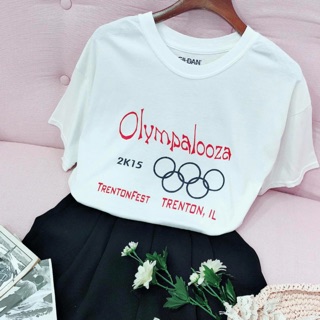 Áo phông Mỹ in logo Olympia