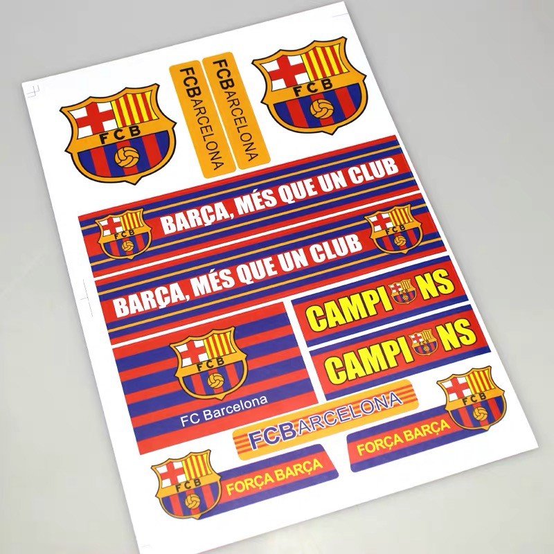 Decal poster cầu thủ Ronaldo - Messi - Neymar- Salah, clb bóng đá Mu - Barca - Chelsea -Real - Arsenal - Liverpool