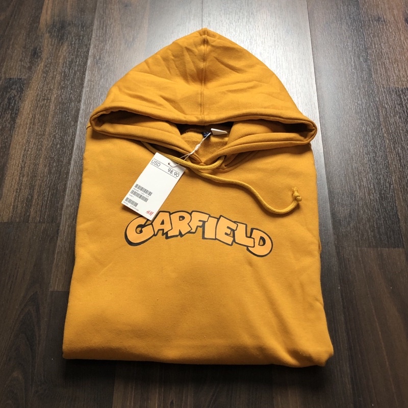Áo Khoác HOODIE GARFIELD - LOGO FULLTAG + Nhãn Dán Gương Chính Hãng Cho Nam Giới Tỉ Lệ 1:1