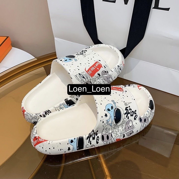 Dép bánh mì nam nữ HAVE A NICE DAY hình vũ trụ siêu phẩm 2022