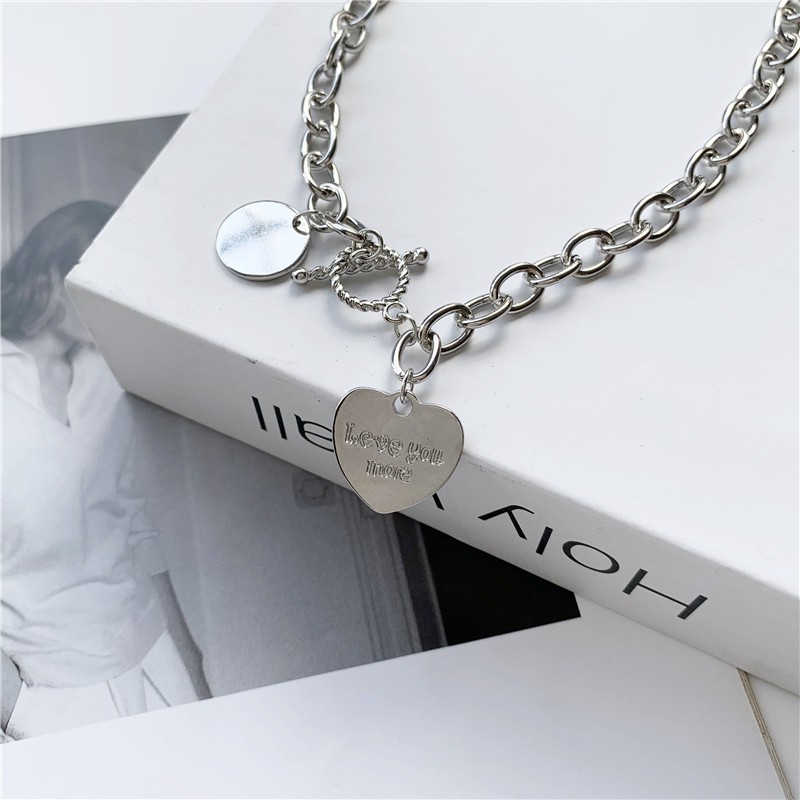 Dây chuyền vòng cổ tim xích mẫu 2