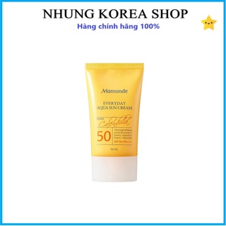 (Chính hãng) Kem chống nắng Mamonde Every Aqua Suncream SPF 50+ PA++++