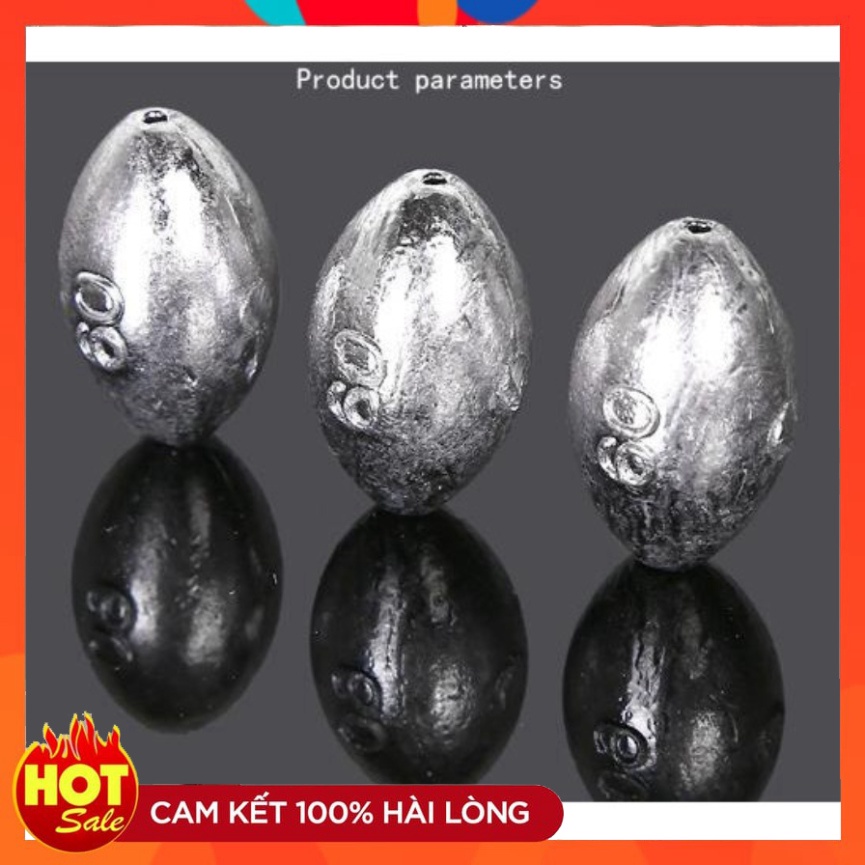 Chì câu cá tròn xuyên tâm  Đồ Câu Tiến Long