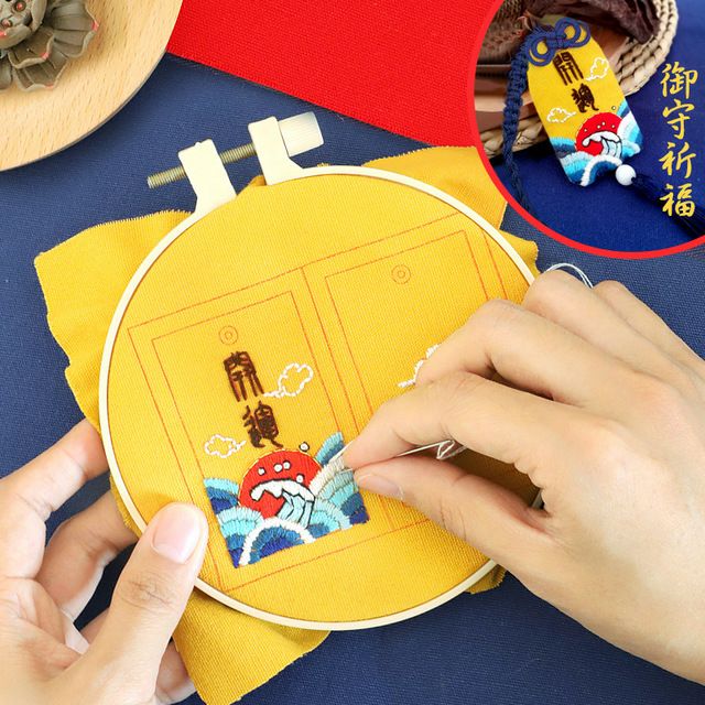 BỘ KIT TỰ LÀM TÚI ƯỚC NGUYỆN OMAMORI MAY MẮN