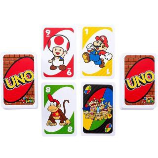 Bộ bài trò chơi Uno Super Mario - Giấy bìa cứng cao cấp