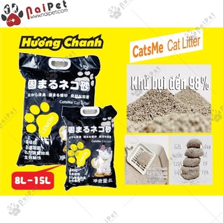 Cát Vệ Sinh Cát Đất Sét Nhật Đen Cat Litter Túi 15L