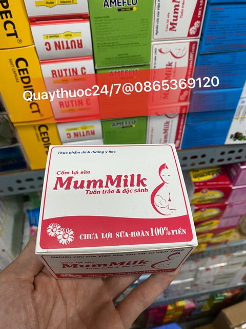 COMBO 10 HỘP CỐM LỢI SỮA MUMMILK CHO PHỤ NỮ SAU SINH (20 gói)