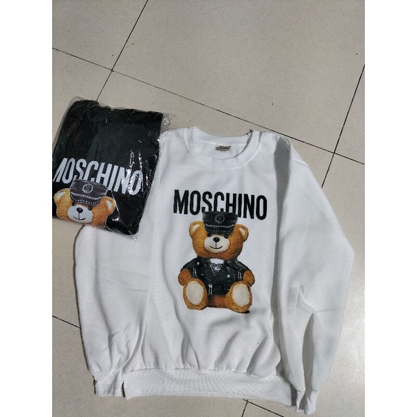 Áo đôi Gấu moschino, thu đông , chất nỉ dày đẹp, thời trang phong cách hàn quốc