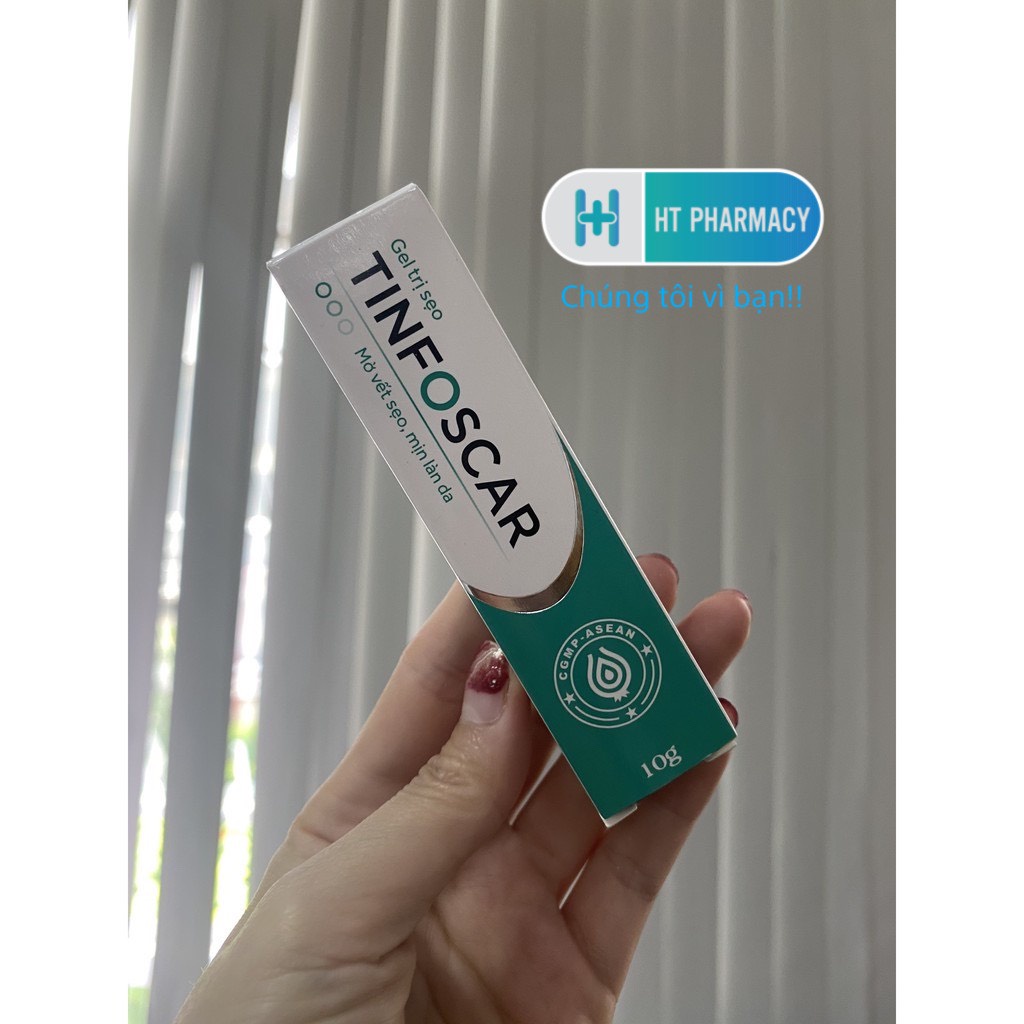 Gel Mờ Sẹo TinfoScar Giúp Giảm Sự Hình Thành Sẹo, Làm Mịn, Cung Cấp Độ Ẩm Và Đều Màu Da Tuýp 10g