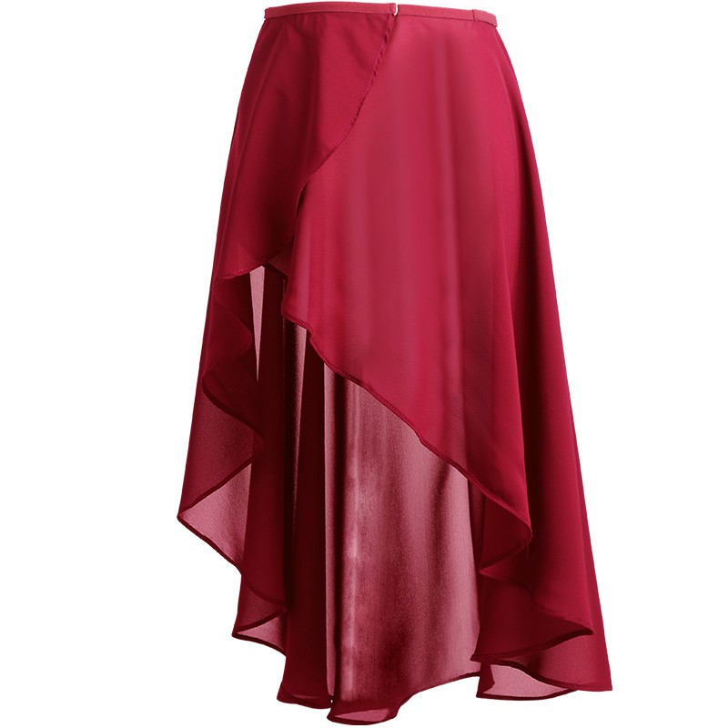 Chân Váy Múa Ba Lê Vải chiffon Dáng Dài Phối Nút Có Thể Điều Chỉnh Cho Nữ
