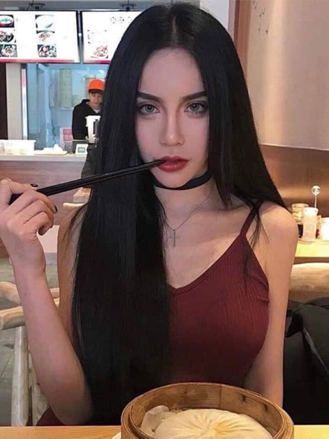 Tóc Kẹp U Thẳng💖 Dày Dặn, Dài 60p