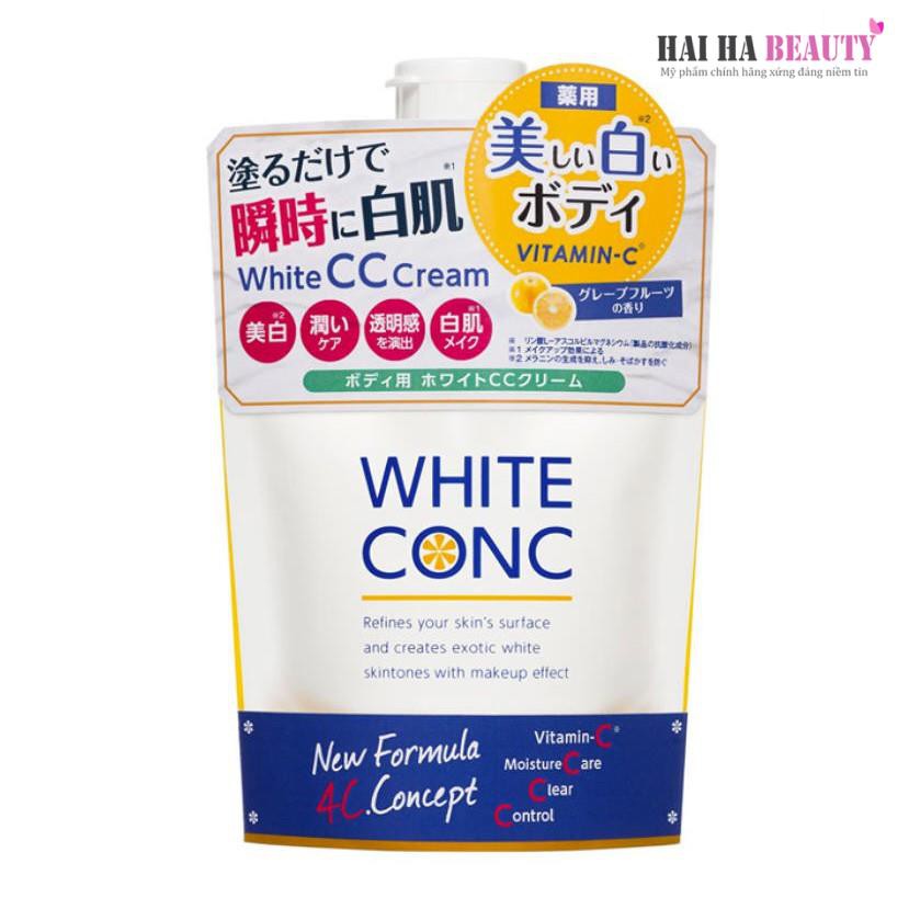 Sữa dưỡng thể làm trắng da White Conc Body CC Cream (200g)