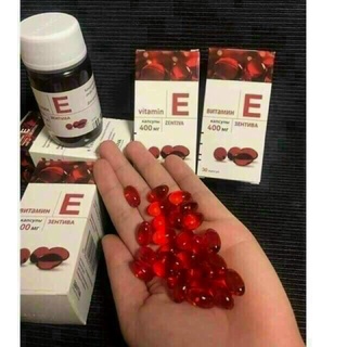 Vitamin E đỏ 400mg của Nga