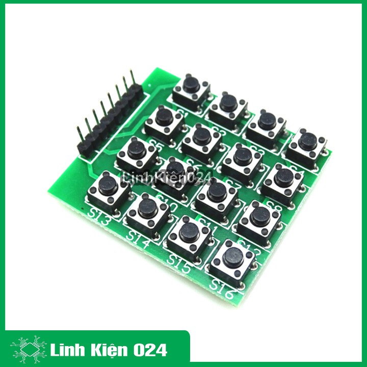 Bàn Phím Ma Trận 4x4 V2 ( Phím Cắm )