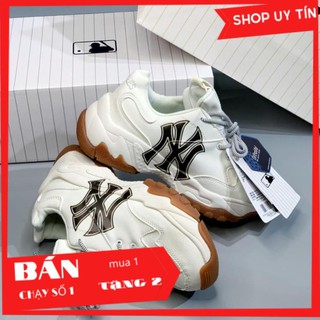 9(FREESHIP + ẢNH THẬT 1.1) Giày 𝐌𝐋𝐁 Hàn Quốc NY đen đế nâu