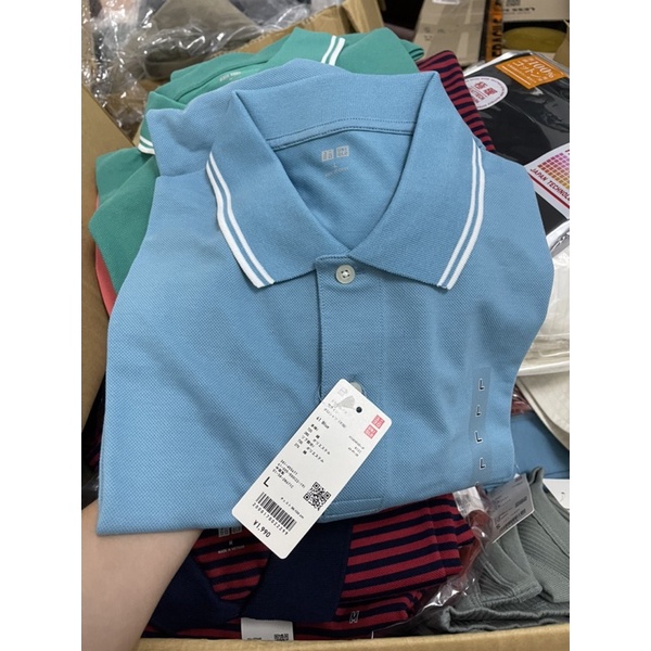 Áo polo Nam Uni qlo dry pique