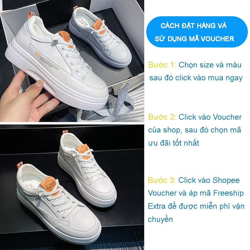 Giày Da Nữ Không Cần Buộc Độn Đế 5 Phân Phong Cách Thời Trang Êm Nhẹ - Q180