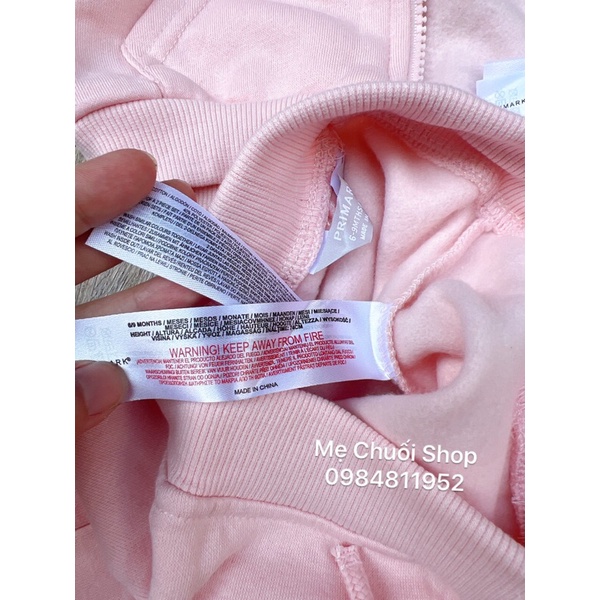 Bộ nỉ Prinmark dư xịn bé gái