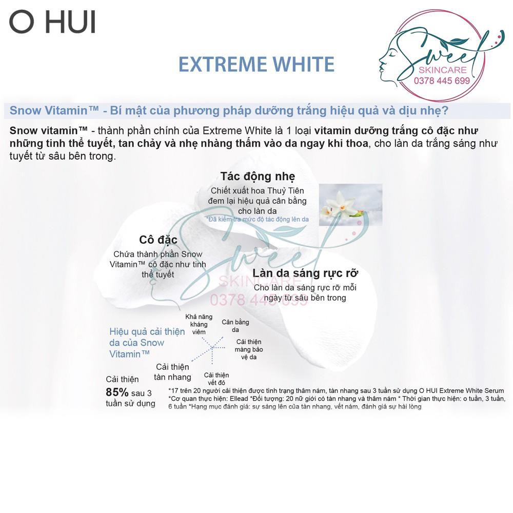 Mặt nạ ngủ dưỡng trắng da OHUI Extreme White Sleeping Mask 100ml  ❤️ SWEET skincare