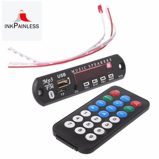 Bảng mạch âm thanh radio không dây bluetooth MP3 WMA hỗ trợ USB thẻ và nhớ TF DC12V