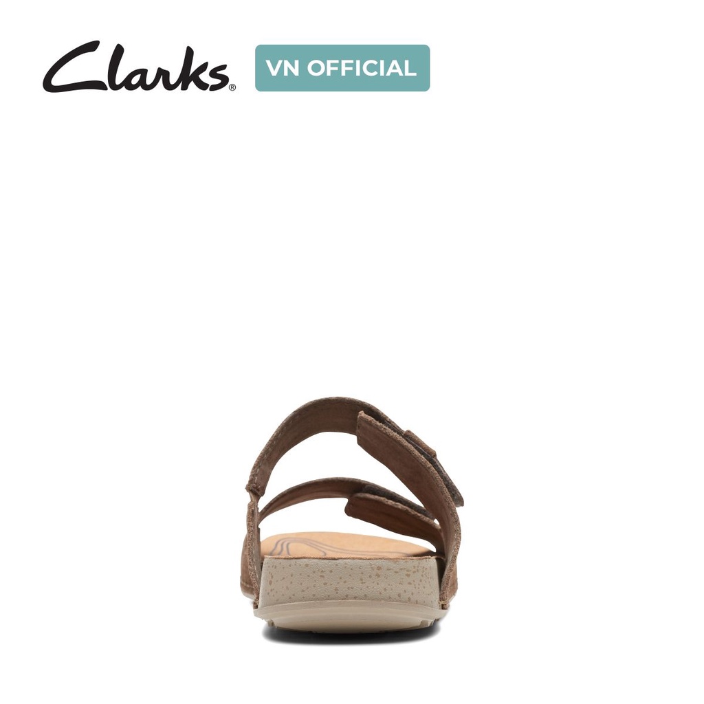 Dép Quai Ngang Da Nam Clarks CLARKS Crestview Easy màu xanh