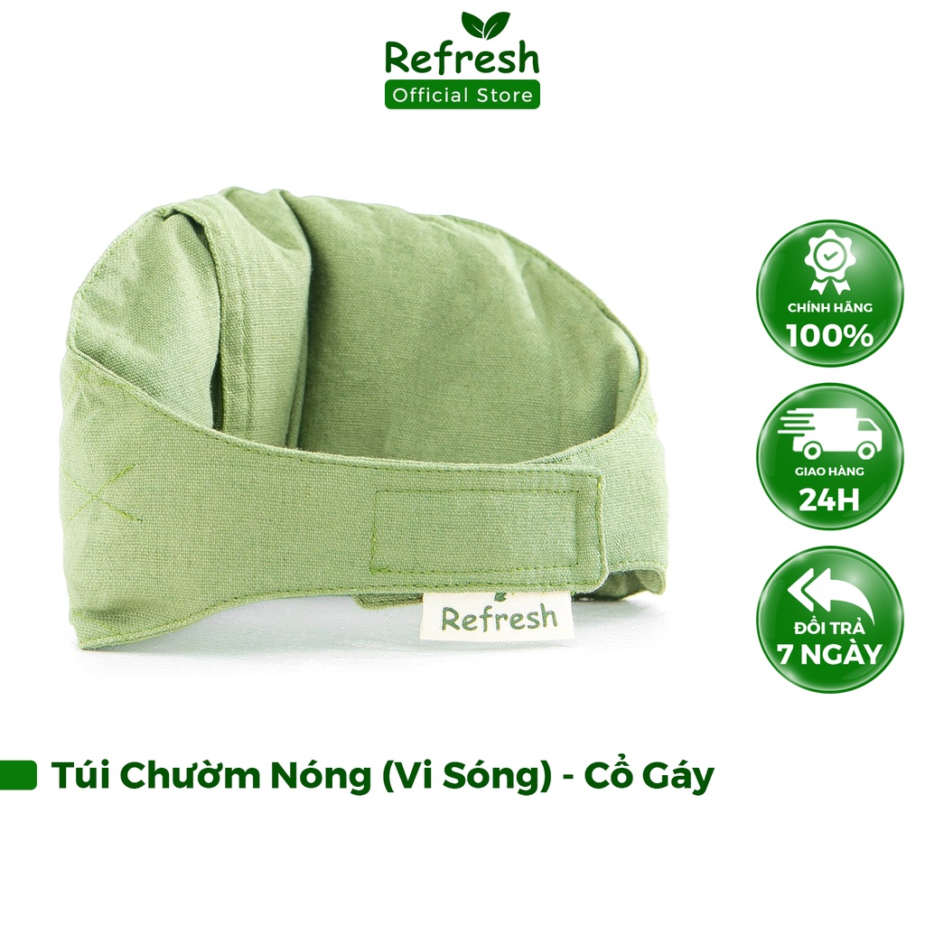 Túi Chườm Nóng, Chườm Lạnh Cổ Gáy Thảo Dược REFRESH Giảm Đau Cổ Vai Gáy, Giãn Cơ, Tăng Tuần Hoàn Máu