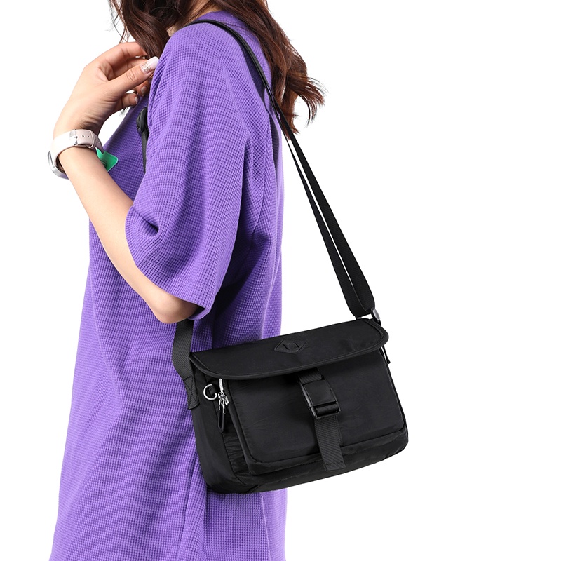 Túi Đeo Chéo Canvas Chống Thấm Nước Phong Cách Hàn Quốc Beg Tangan Wanita Murah Cantik