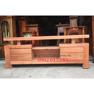Tủ kệ tivi gỗ xoan đào 1m20 , mẫu đơn giản, hiện đại cho phòng khách mẫu 13 giá xưởng, chất gỗ đẹp