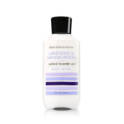 Dưỡng thể giữ ẩm da Bath &amp; Body Works Lavender &amp; Sandalwood Body Lotion 236ml (Mỹ)