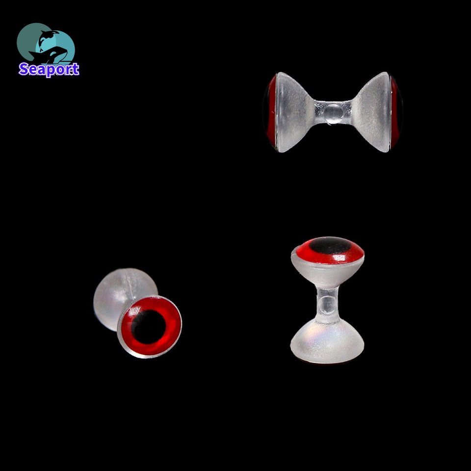 Set 10 Mắt 3D 6mm 8mm 10mm Hỗ Trợ Câu Cá